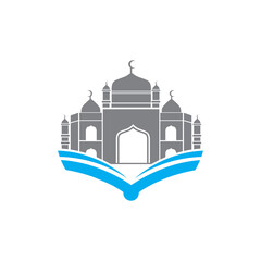 Naklejka premium mosque logo and symbol vector