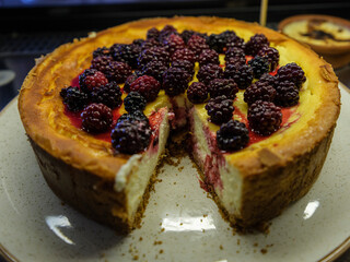 desserts at a hotel buffet