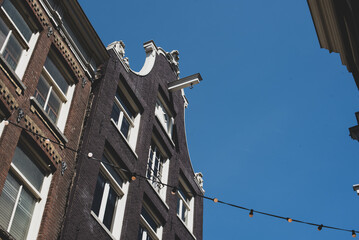 facade of an old building in Amsterdam