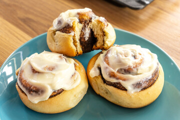swirls cinnamon rolls. cinnabon with cinnamon. pastry. food concept