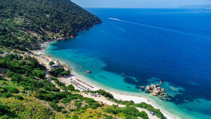 Fototapeta na wymiar Voite beach at Kefalonia Island - Greece