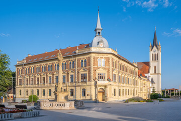Fototapeta na wymiar János Vajda High School in Keszthelyi, Hungary