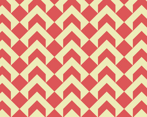 Geometric abstract seamless pattern, background, red