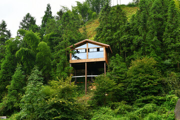 a house on the mountain