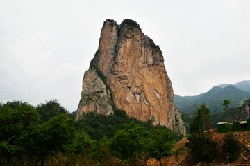 Fototapeta premium rocks at the top of the mountain, Zhejiang Province, China