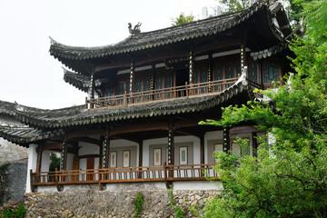a traditional Chinese style building, Zhejiang Province, China