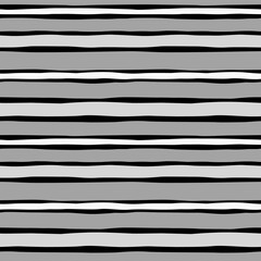 Vector seamless striped pattern, hand drawn. Cute design for wrapping paper, wallpaper, textile, stationery.
