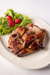 Roasted duck and vegetables, Hong kong style 