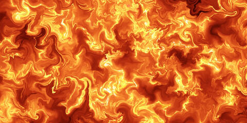 Fire flames on a red background with Luxurious colorful liquid marble surfaces design. Abstract color acrylic pours liquid marble surface design. Beautiful fluid abstract paint background. © MdLothfor