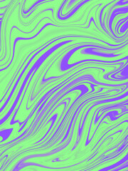 Fototapeta premium Colorful abstract background. Dynamic waves, swirl. Violet and green.