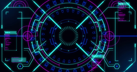 Image of scope scanning with data processing