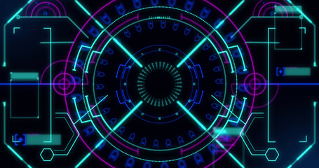 Obraz premium Image of scope scanning with data processing