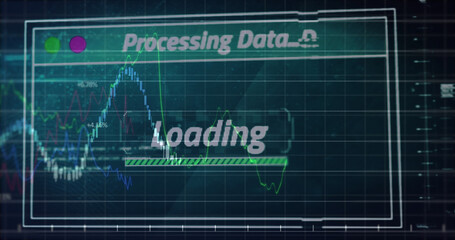 Image of data processing over grid