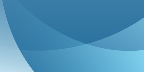 Abstract Blue Header Template, Futuristic Gradient Poster, Presentation or Landing Page Background Design with Overlaying Illuminated Curving Lines - Includes Copyspace, Place, Room for Your Text