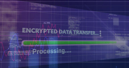 Image of data processing over grid