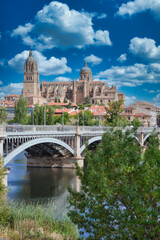 beautiful city of salamanca in castilla-leon,spain