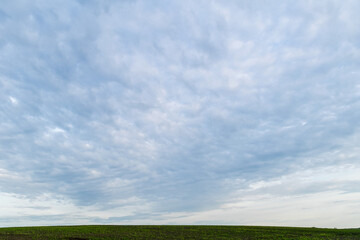 Beautiful Landscape with blue sky with clouds