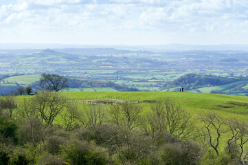 Deerleap Car Park, Mendip Hills, Somerset, England