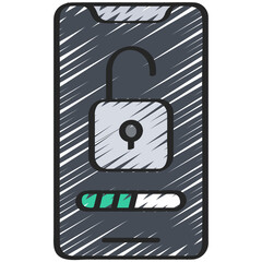Cell Phone Login Icon