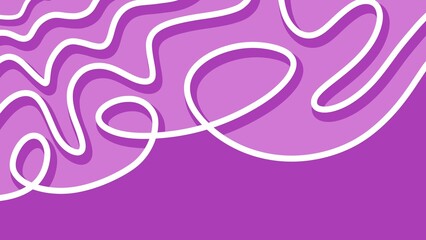 Abstract topographic withe lines on purple backgrounds illustration and textures with colorful abstract art creations, minimalist aesthetic retro design with abstract organic shapes