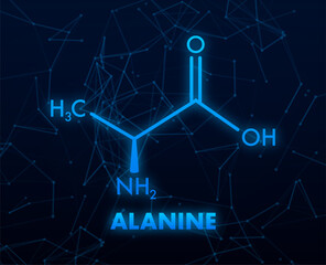 Alanine formula, great design for any purposes. Alanine formula