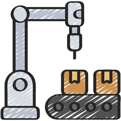 Production Line Icon