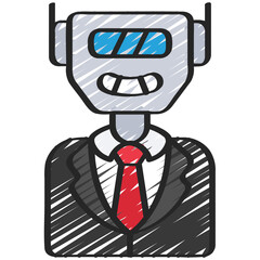 Robot Boss Icon