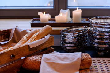 Brot und Kerzen