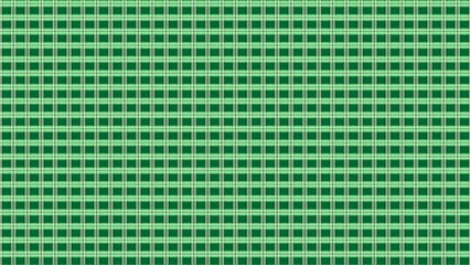 green and light green checked or plaid pattern texture - vector seamless textile background for your design.