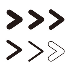 Fototapeta premium Arrow icon set navigation sign vector symbol