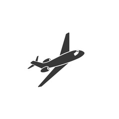 Fototapeta premium Vector plane icon in modern flat style sign
