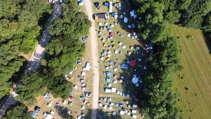 Tents Camping area, Beautiful natural place, Kocaeli / Turkey