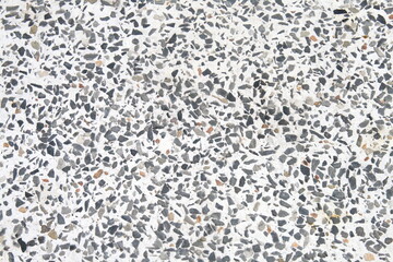 Texture of small stone and concrete table for background.