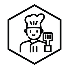 Bow, person, tie icon