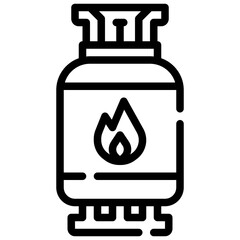 GAS line icon,linear,outline,graphic,illustration