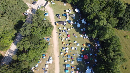 Tents Camping area, Beautiful natural place, Kocaeli / Turkey