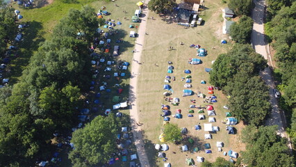 Tents Camping area, Beautiful natural place, Kocaeli / Turkey