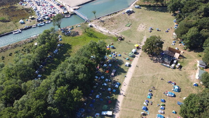 Tents Camping area, Beautiful natural place, Kocaeli / Turkey