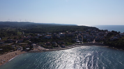 Seyrek Beach Kandıra / Kocaeli / Turkey Drone Shot