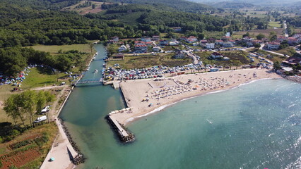 Seyrek Beach Kandıra / Kocaeli / Turkey Drone Shot