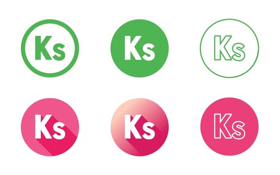 Burmese Kyat Symbol Icon Set