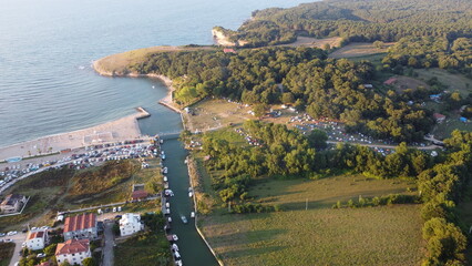 Seyrek Beach Kandıra / Kocaeli / Turkey Drone Shot
