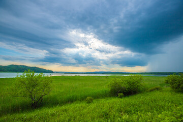 Fototapeta na wymiar 北海道　釧路湿原の風景　 