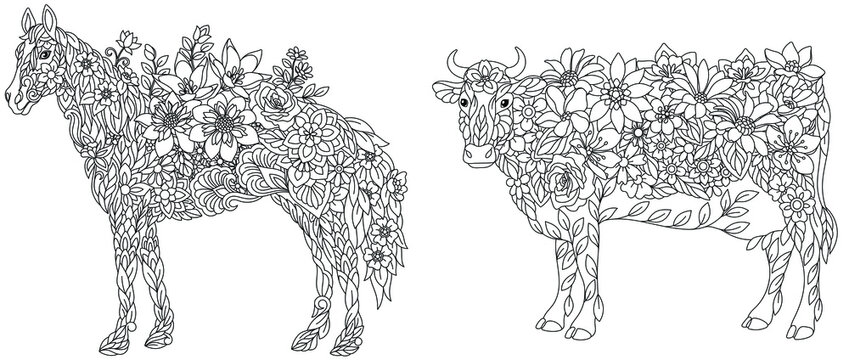cow coloring pages free printable - Pierre Smyth