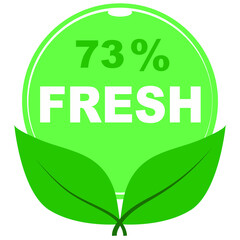 73% fresh fruits vector art illustration 
