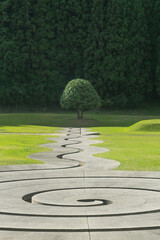 螺旋の水路　室生山上公園芸術の森