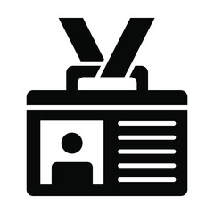 employee card Modern concepts design, vector illustration