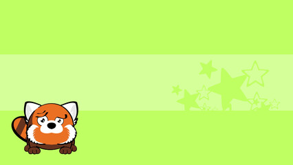 red panda ball style character cartoon background illustration in vector format