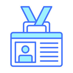 employee card Modern concepts design, vector illustration