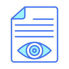 eye testing Modern concepts design, vector illustration